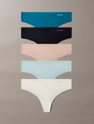Invisibles 5-Pack Thong, Multi
