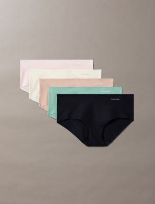 Invisibles 5-Pack Hipster, Charming Greens Multi