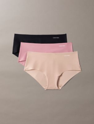 Invisibles 3-Pack Hipster, Black/ Cedar/ Soft Mauve