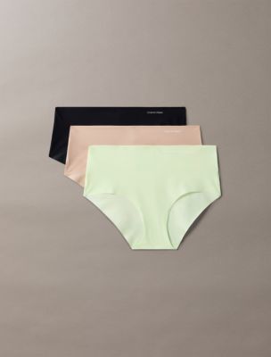 Invisibles 3-Pack Hipster, Black/Cedar/Lime Crème