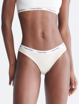 ブラジャー＆ショーツ   Women's Bikini Briefs 3-Pack Set QD3588-933 Carousel Logo Cotton 3-Pack Bikini | Calvin Klein