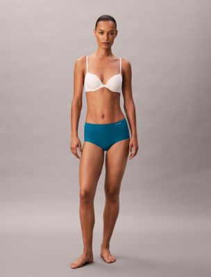 Invisibles High Rise Brief, Teal Marine