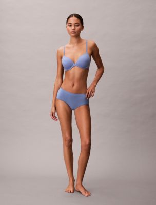 Bonded Flex Boyshort, Blue Tulip
