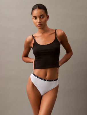Трусы-стринги Modern, хлопок, стрейч, 7 шт. — Calvin Klein — фото 6