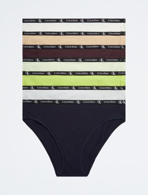 Calvin Klein 1996 Cotton Stretch 7-Pack Modern Bikini, Night Sky Multi