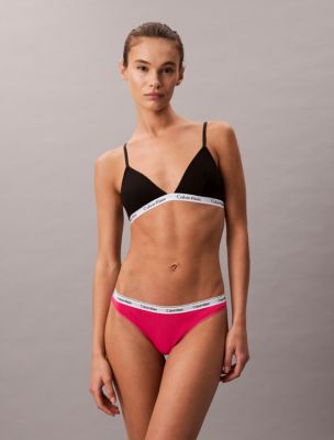 Modern Logo Thong, Vibrant Pink