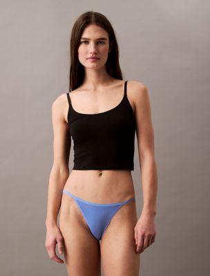 Ideal Cotton String Bikini, Glacier