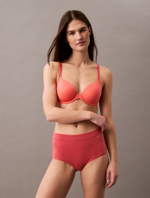 Ideal Cotton High Rise Brief, Dark Fuchsia