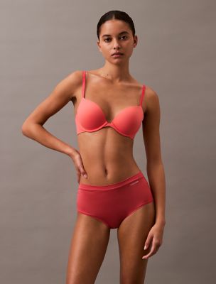 Ideal Micro Mid Rise Cheeky Brief, Dark Fuchsia