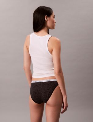 Бельё Calvin Klein Icon Logo 3-Pack Bikini — фото 6