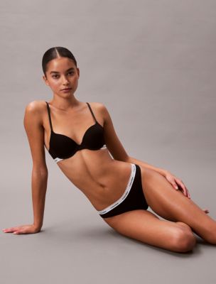 Трусы-бикини Icon, с логотипом, 3 шт. — Calvin Klein, цвет: Чёрный — фото 6