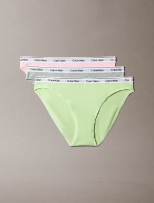Modern Logo 3-Pack Bikini, Highline Green/Buff Pink/Grey Heather