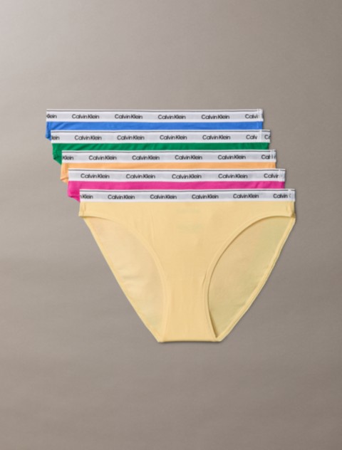 Бельё Calvin Klein Icon Logo 5-Pack Low Rise Bikini