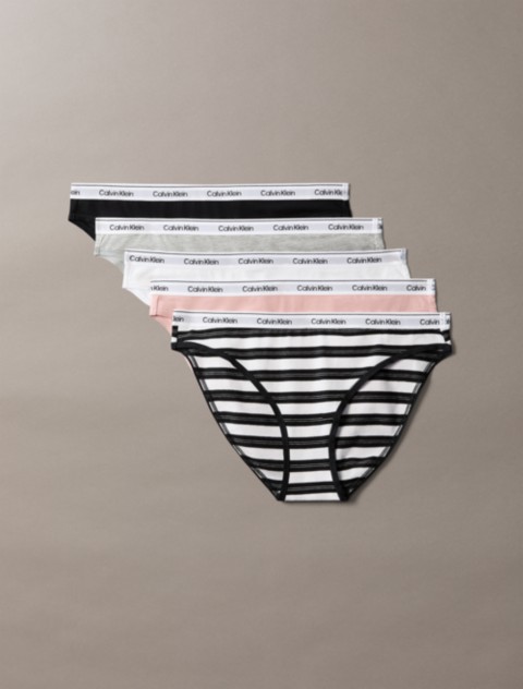 Бельё Calvin Klein Icon Logo 5-Pack Low Rise Bikini