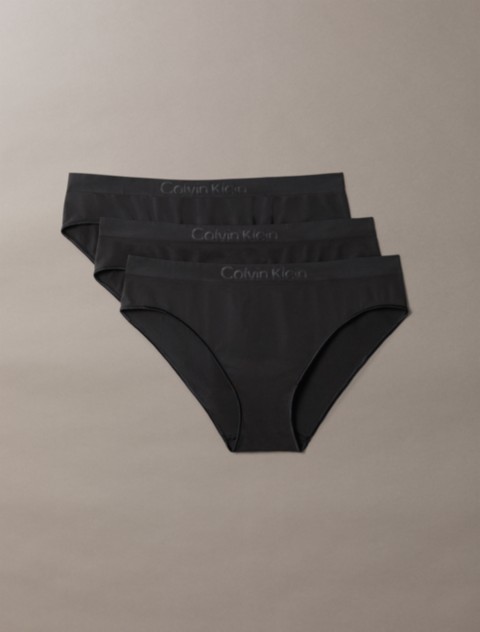 Бельё Calvin Klein Bonded Flex 3-Pack Mid Rise Bikini