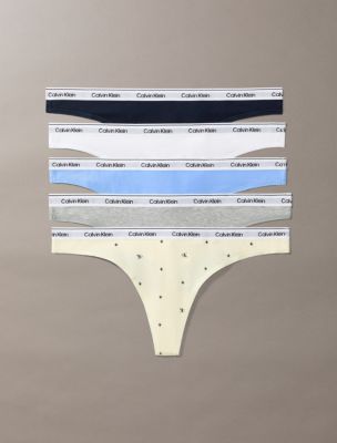Icon Logo 5-Pack Thong, Shoreline Blue Multi