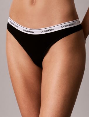 Трусы-стринги Icon, с логотипом, 5 шт. — Calvin Klein, цвет: Серый меланжевый разноцветный — фото 3