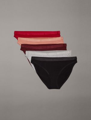 Modern Logo 5-Pack Bikini, Black / Grey Heather / Juneberry / Copper Earth / Rusted Root