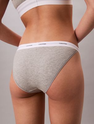 Бельё Calvin Klein Cotton Stretch Rib String Bikini — фото 6