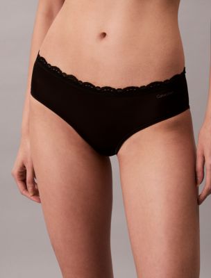 Бельё Calvin Klein Microfiber Stretch with Lace Hipster — фото 3