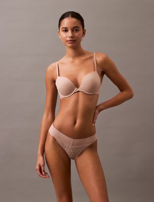 Icon Logo Lace Bikini, Cedar