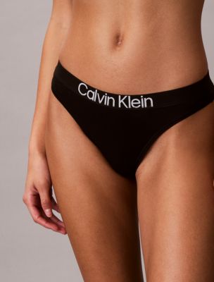 Трусы-стринги Maximum, хлопок — Calvin Klein — фото 6