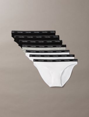 Modern Logo 7-Pack Bikini, Black / White / Grey