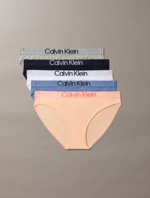 Maximum Cotton 5-Pack Bikini, Peach Bliss Multi