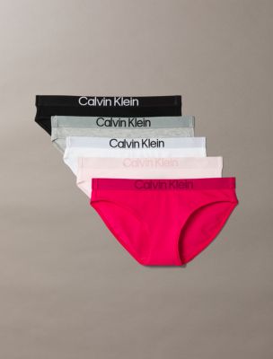 Maximum Cotton 5-Pack Bikini, Pink Multi