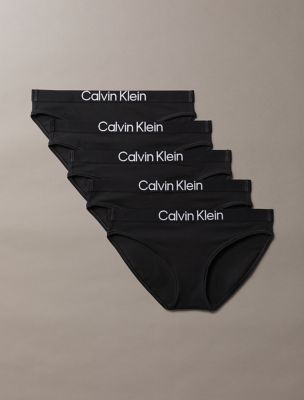 Maximum Cotton 5-Pack Bikini, Black