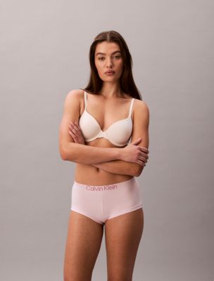 Extra Soft Cotton Stretch Boyshort, Cradle Pink