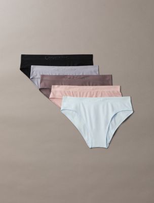 Bonded Flex Seamless 5-Pack Bikini, Black/ Quicklsilver/ Plein Air/ Subduded/ Sparrow