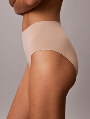Трусы-брифы Bonded Flex Mixed, без швов, 5 шт. — Calvin Klein, цвет: Чёрный / Кедровый — фото 4
