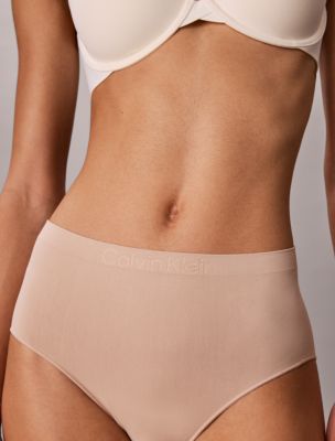 Трусы-брифы Bonded Flex Mixed, без швов, 5 шт. — Calvin Klein, цвет: Чёрный / Кедровый — фото 5