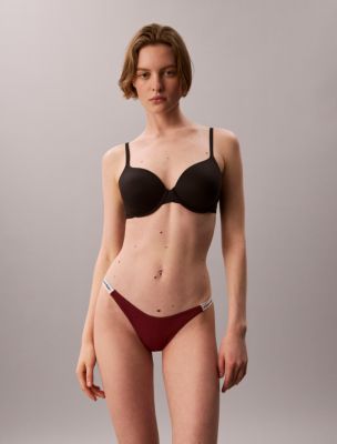 Женские трусы-стринги Calvin Klein Icon Dipped с логотипом, набор из 3 шт, цвет: Разноцветный — фото 5