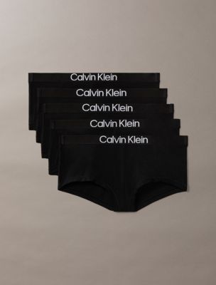 Extra Soft Cotton Stretch 5-Pack Boyshort, Black