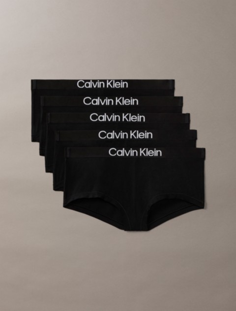 Трусы-шортики, хлопок, стрейч, 5 шт. — Calvin Klein