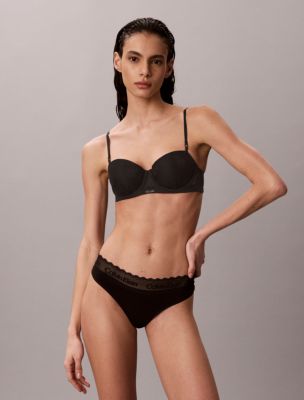 Calvin Klein Cotton Lace Thong — фото 4