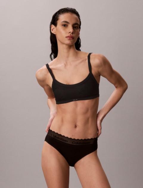 Calvin Klein Icon Cotton Lace Trim Bikini