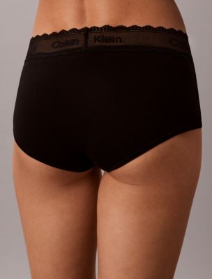 Calvin Klein Icon Cotton Lace Trim Boyshort — фото 5