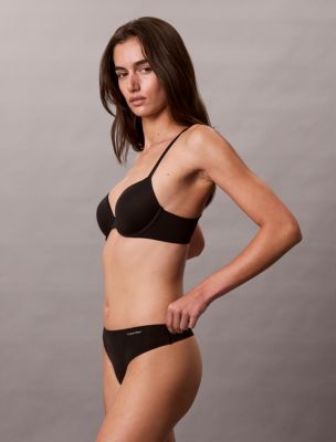 Трусы-стринги Invisibles, 3 шт. — Calvin Klein, цвет: Аквамариновый синий разноцветный — фото 5