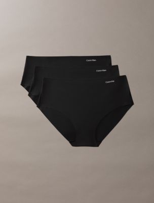 Invisibles 3-Pack Hipster, Black
