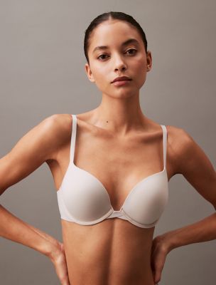 Perfectly Fit Memory Touch Push-Up Bra, Cloud Gray