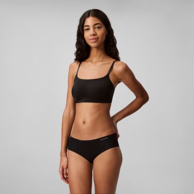 Invisibles Wirefree Lightly Lined Bralette, Black