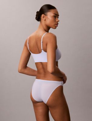Бралетт Invisibles, лёгкая чашка, без косточек — Calvin Klein, цвет: Кремовый — фото 4
