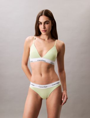 Icon Cotton Modal Lightly Lined Triangle Bralette