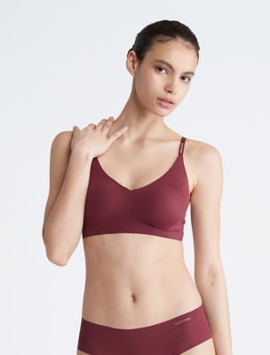 Invisibles Lightly Lined Triangle Bra, Tawny Port