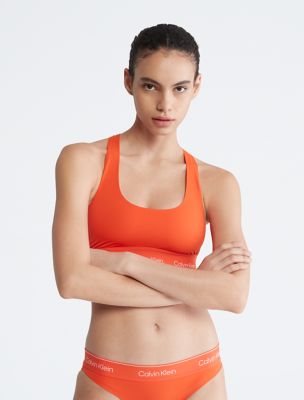 Modern Performance Unlined Bralette, Fiesta