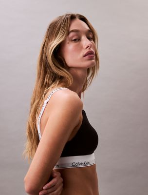 ブラジャー＆ショーツ   Lightly Lined Bralette Black QF7059-001 Modern Cotton Lightly Lined Bralette | Calvin Klein