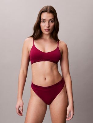 Icon Seamless Thong, Beet Red